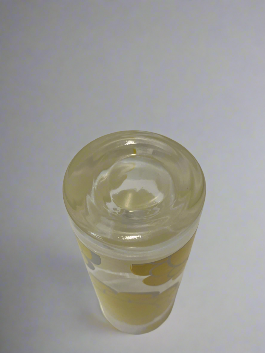 Vintage Colony 70's  Yellow Flower Glasses (Set of 4)
