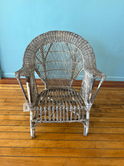 Vintage Wicker Arm Chair