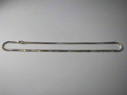 Les Bernard Inc. Flat Brick Link Chain Necklace