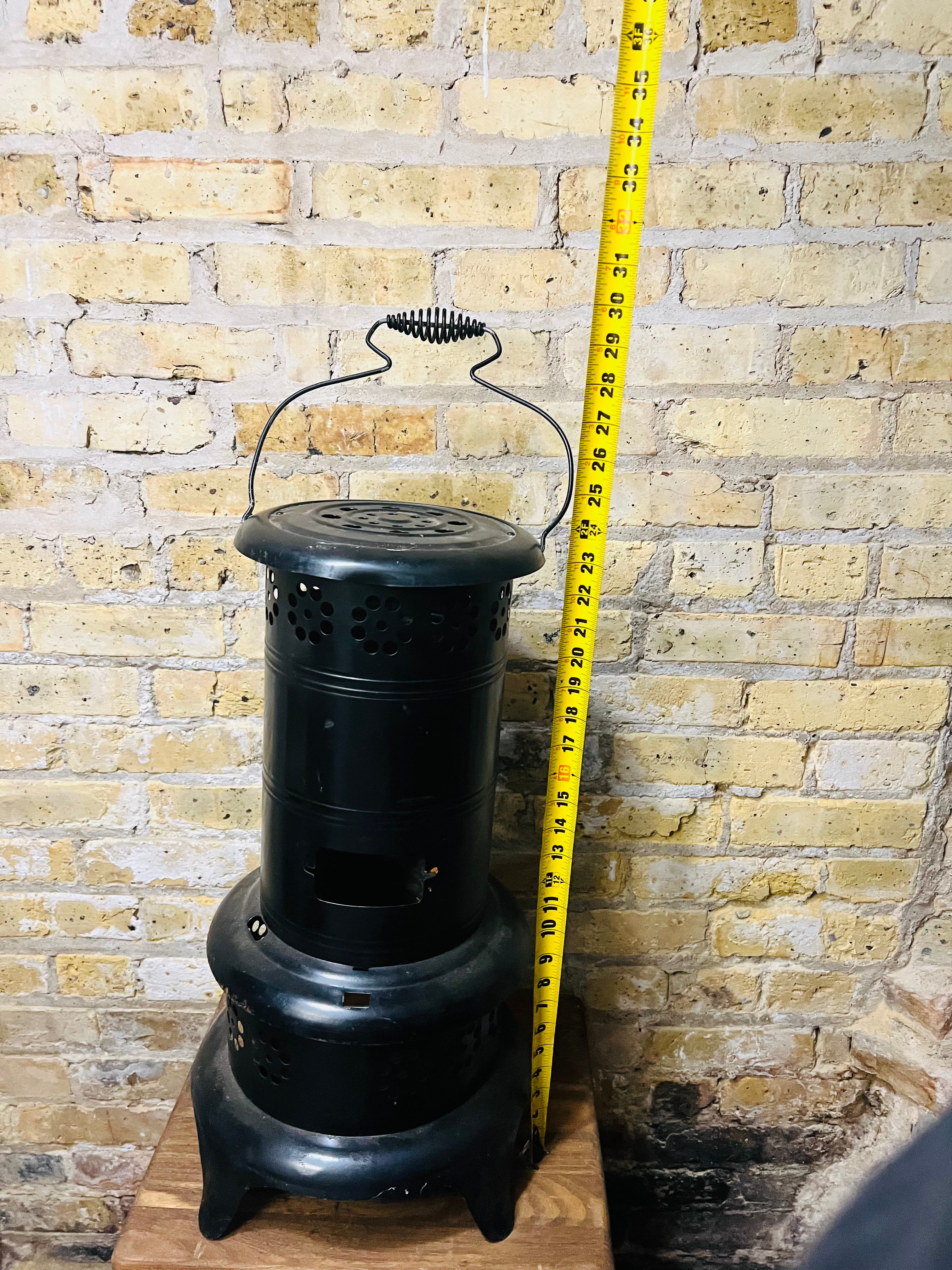 Antique kerosene heater