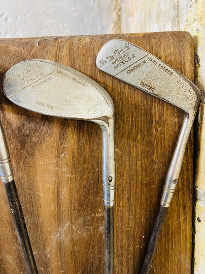 Vintage Leather Golf Bag