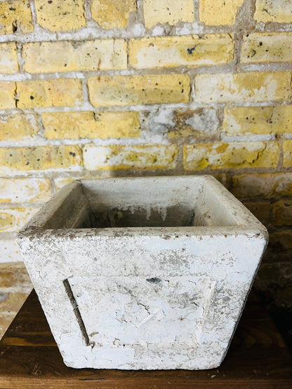 Antique Square Urn made of concrete.