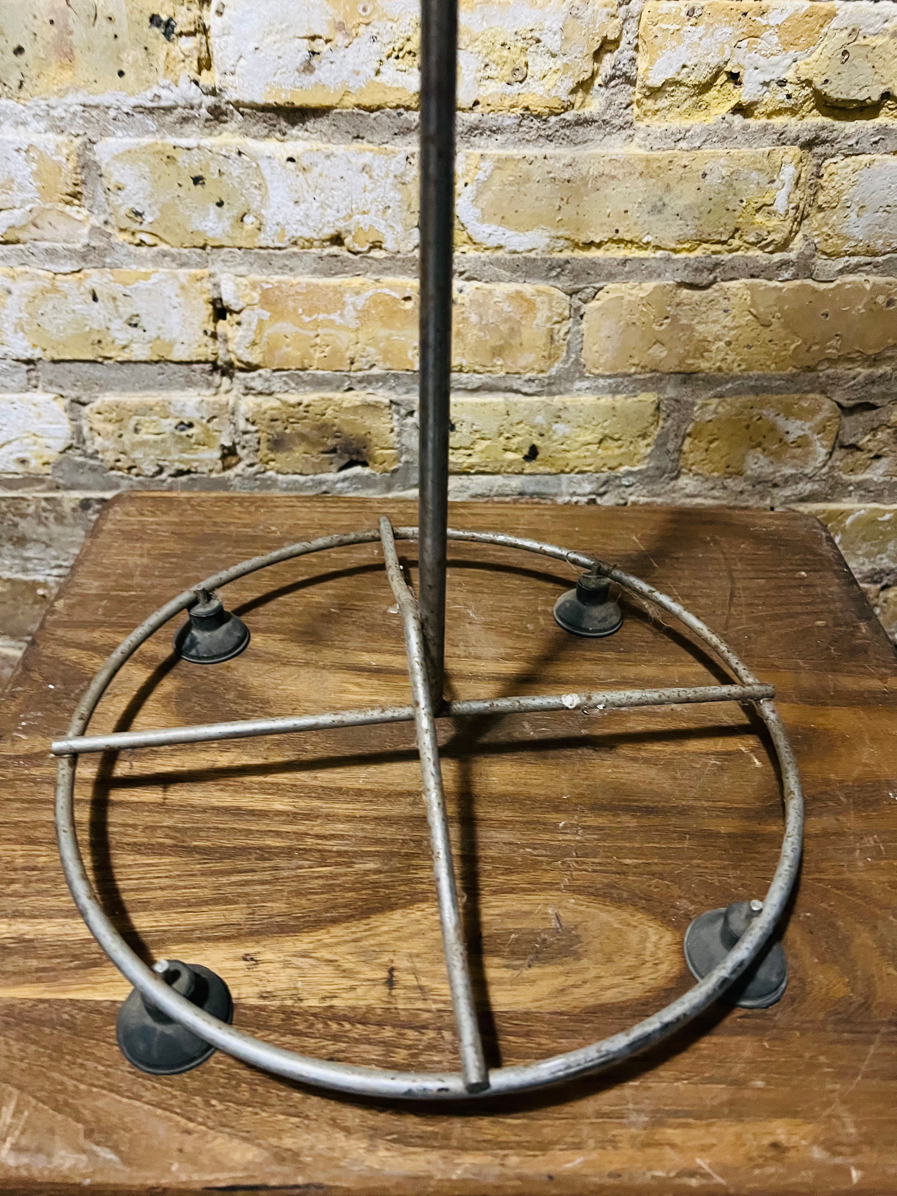 Vintage metal countertop, product, display rack, signage (bees bibs).