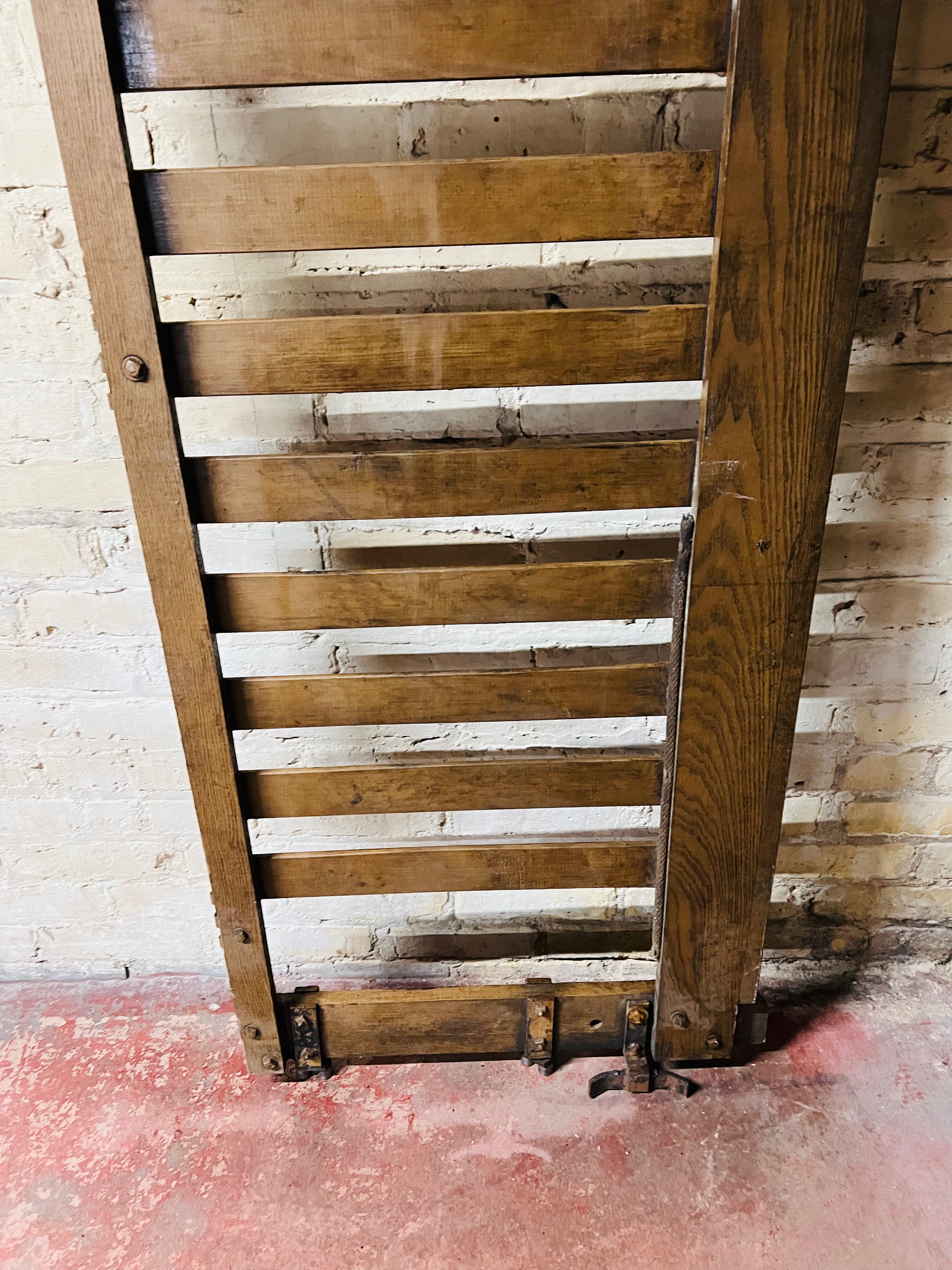 Rustic Wood Slated Door