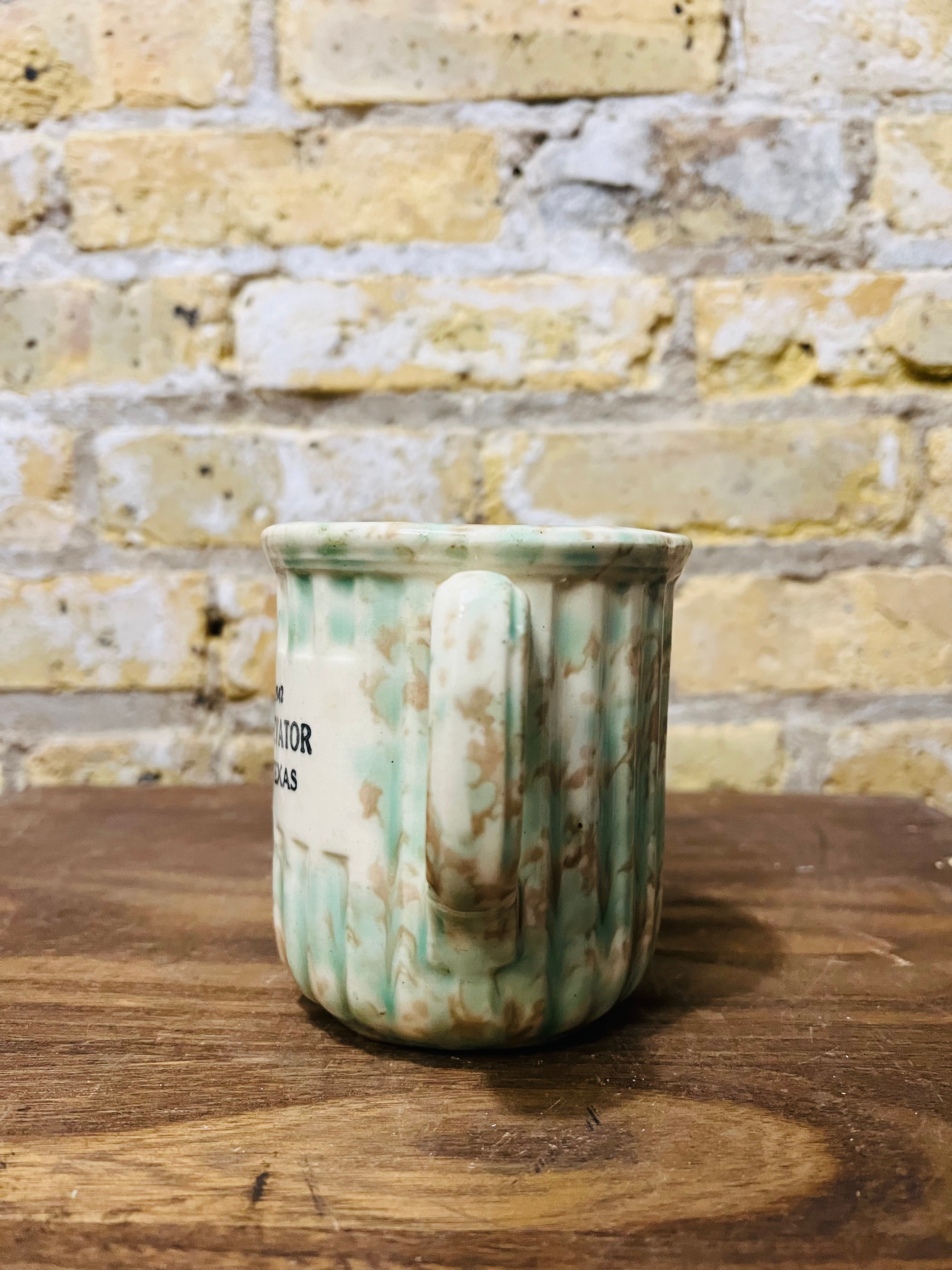 Boydson elevator Coffee creamer cup Boydston, Texas 1942