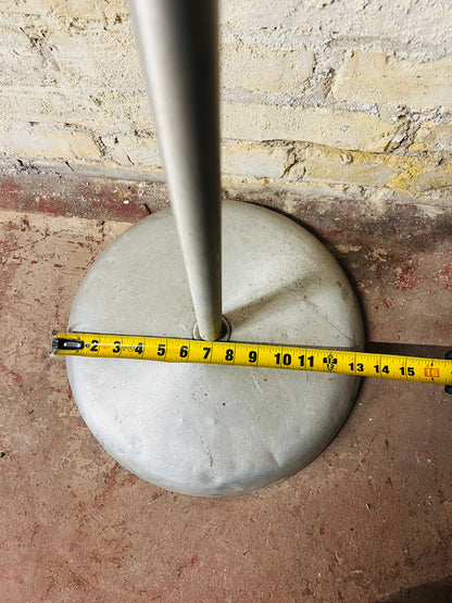 Vintage mid-century stainless steel coat rack.