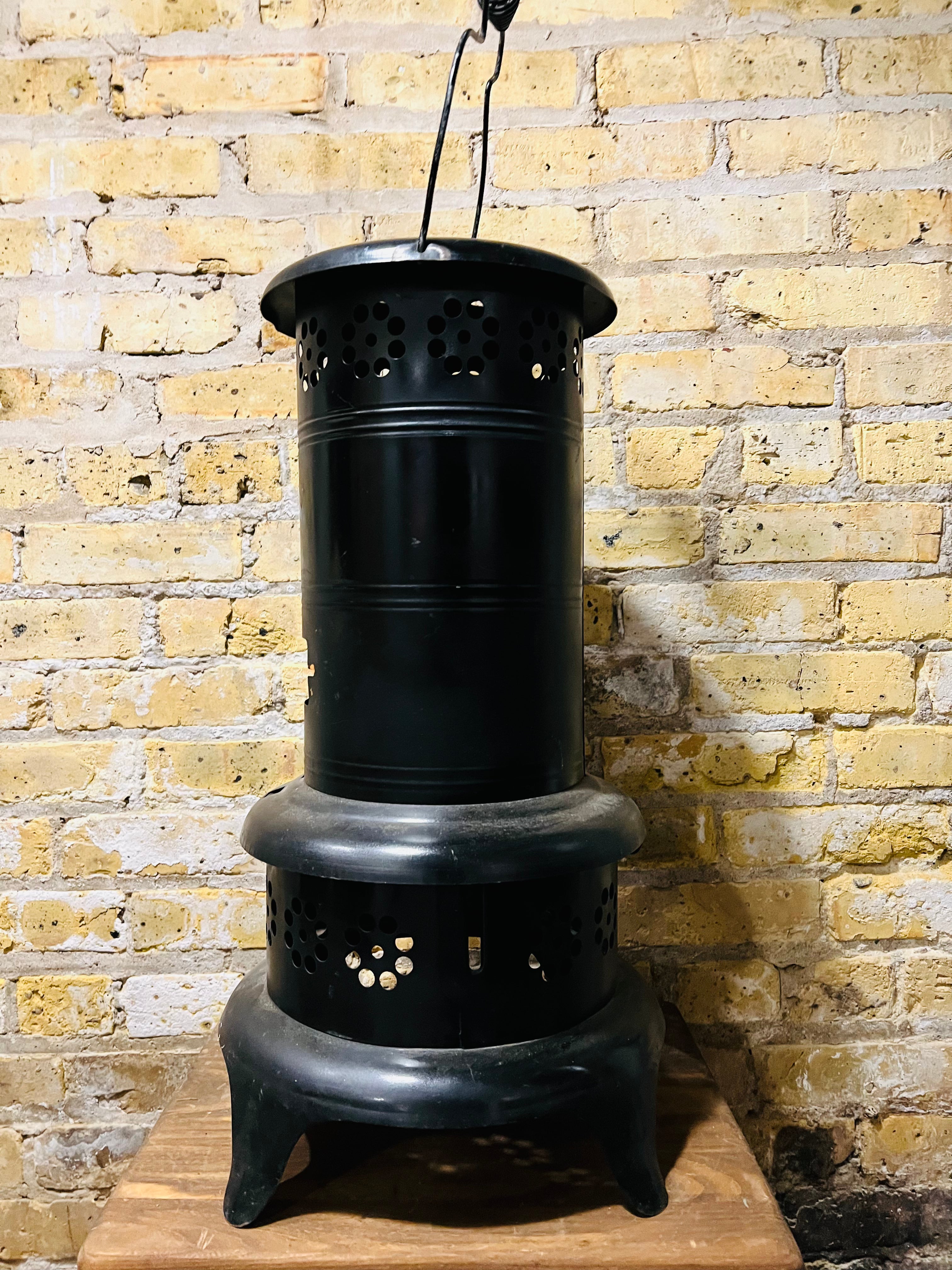 Antique kerosene heater