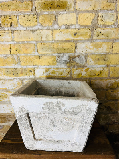 Antique Square Urn made of concrete.