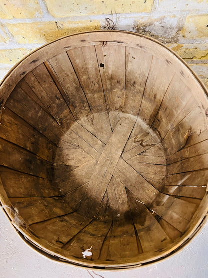 Vintage Orchard Bushel Basket