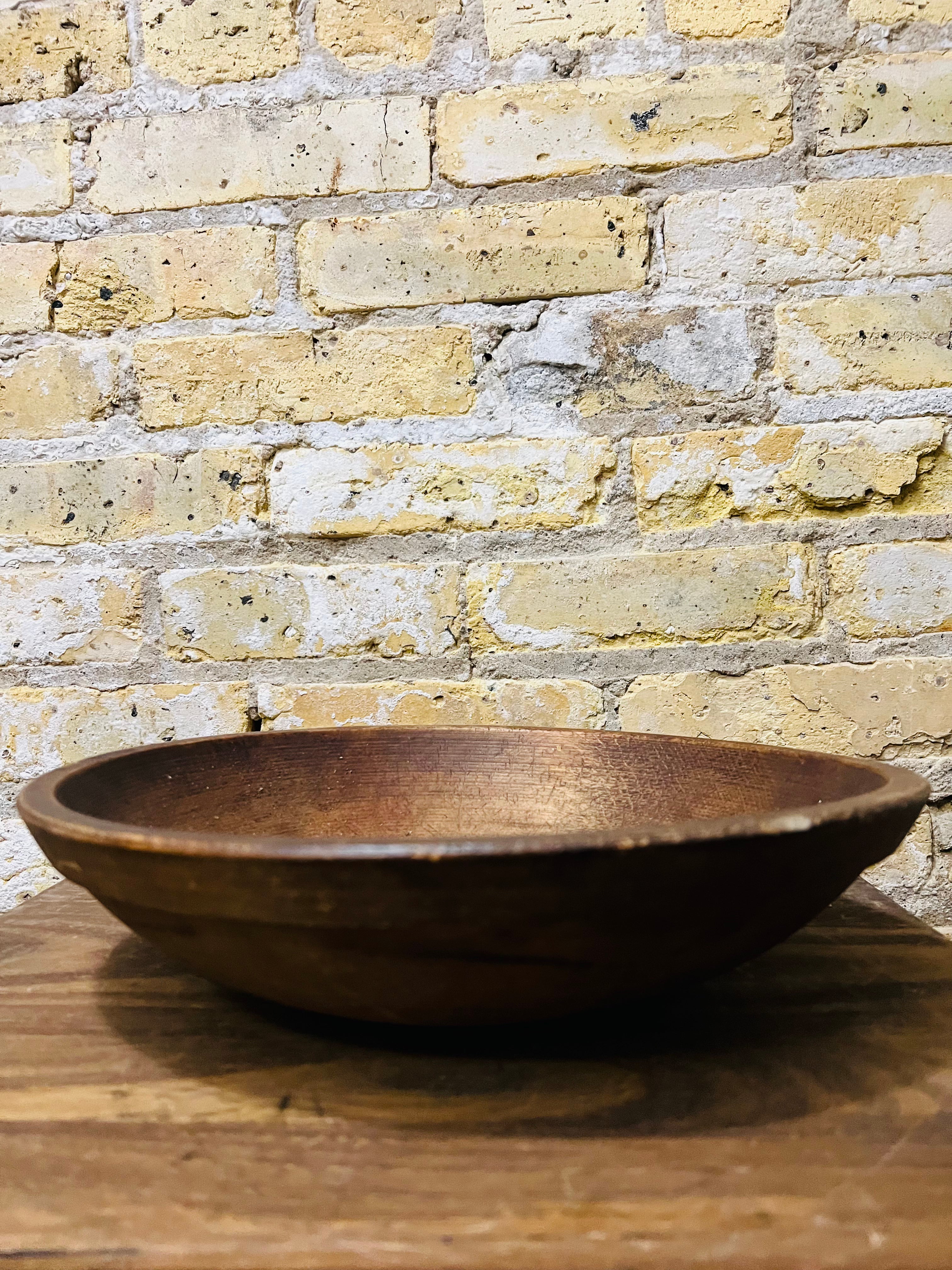 Antique wooden bowl