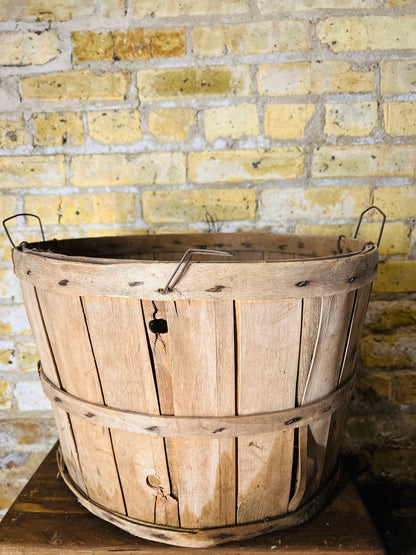 Vintage Orchard Bushel Basket