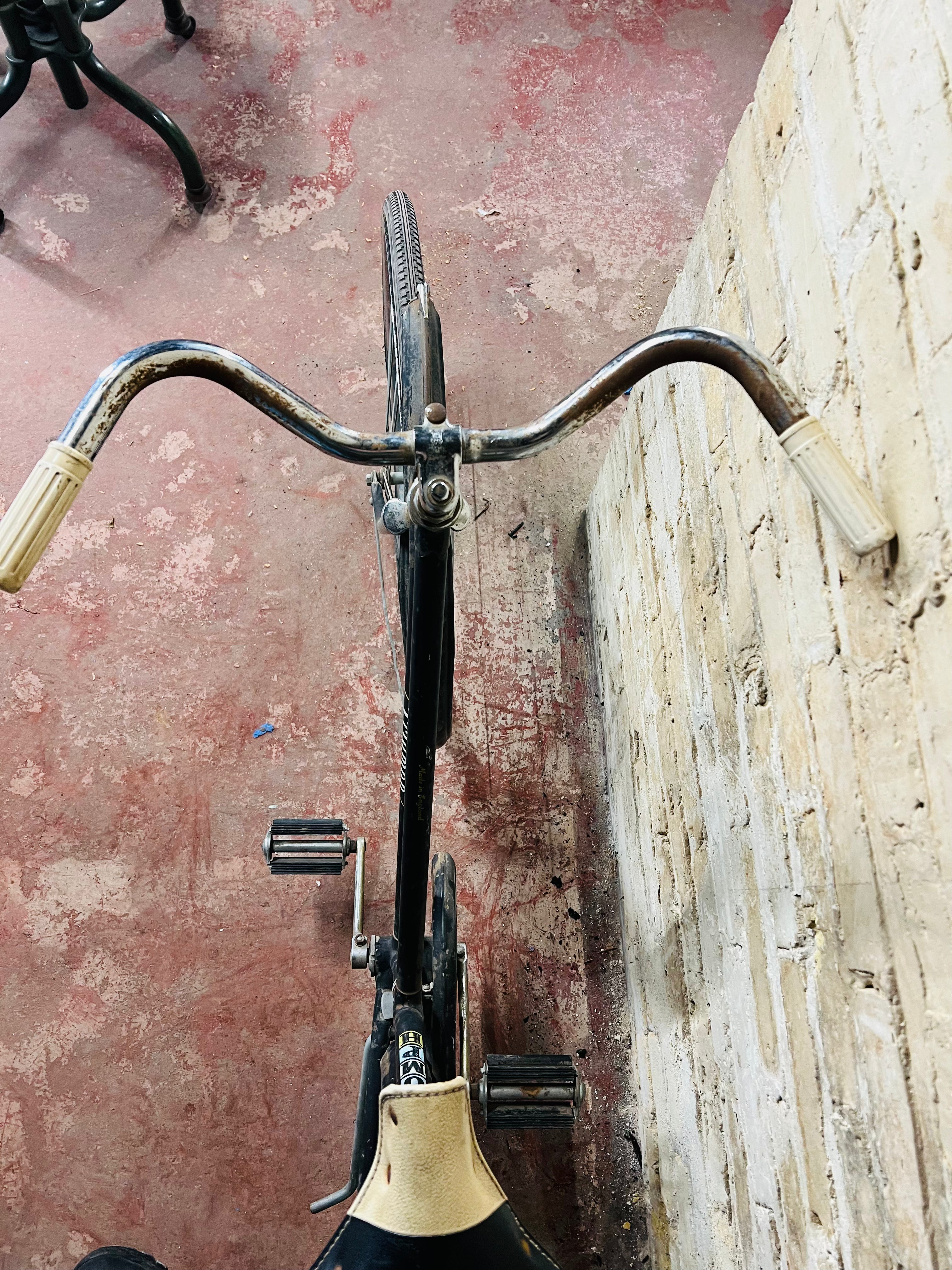Vintage triumph, bicycle