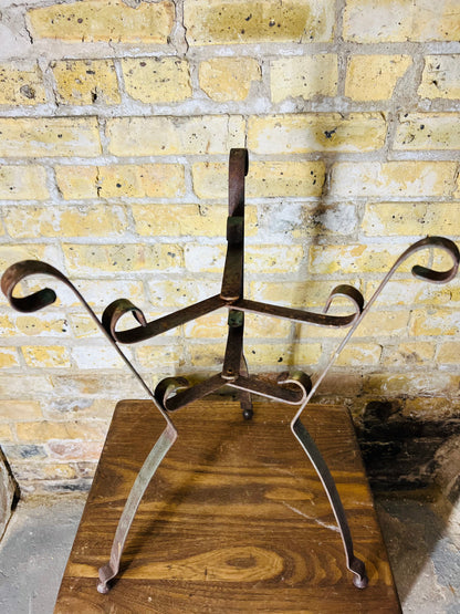 Vintage Wrought Iron Plant Stand