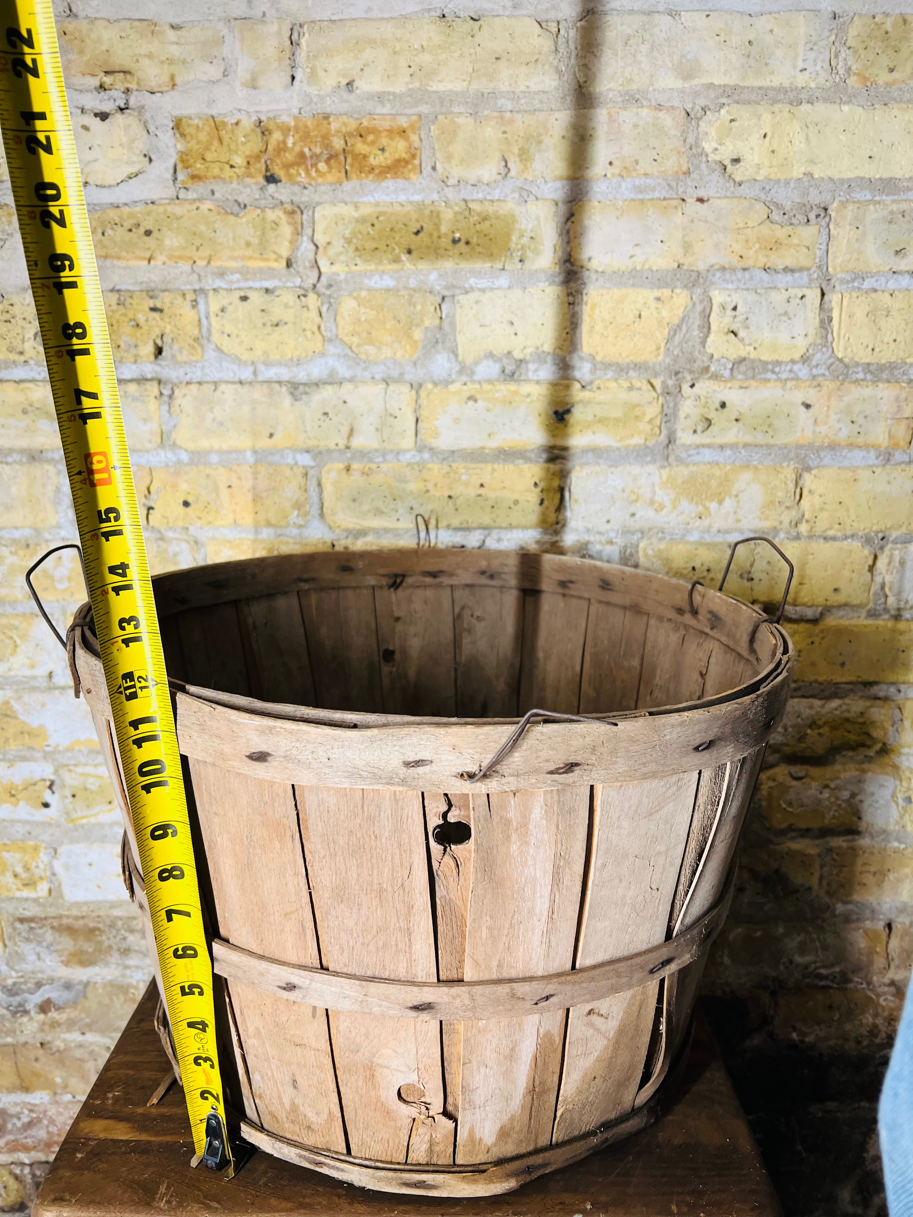 Vintage Orchard Bushel Basket