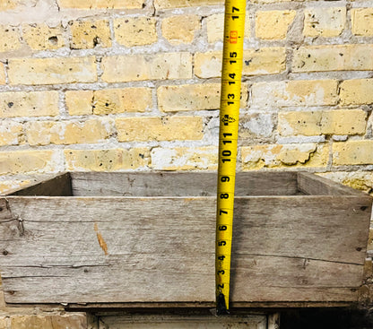Small vintage wood crate