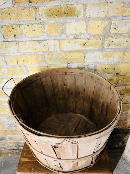 Vintage Orchard Bushel Basket