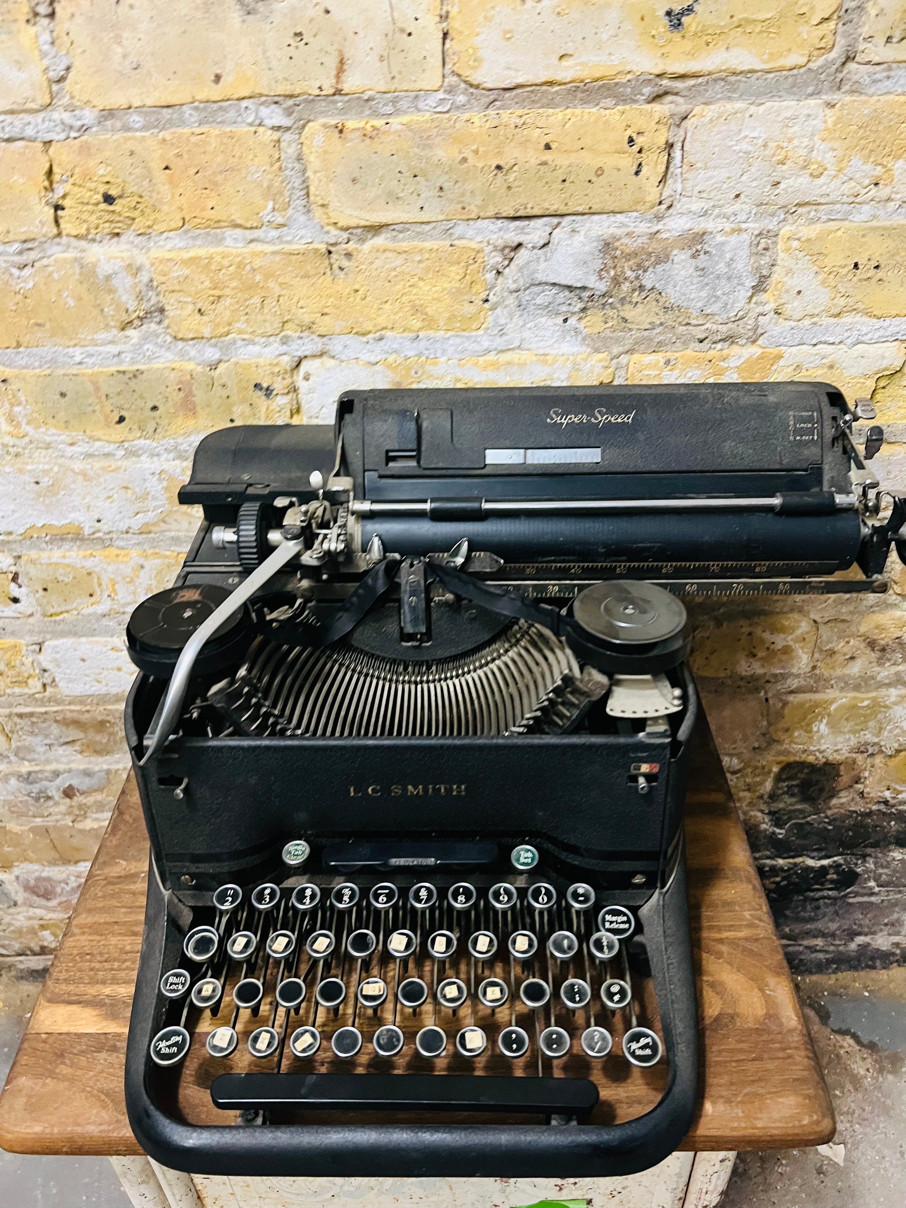 Antique typewriter