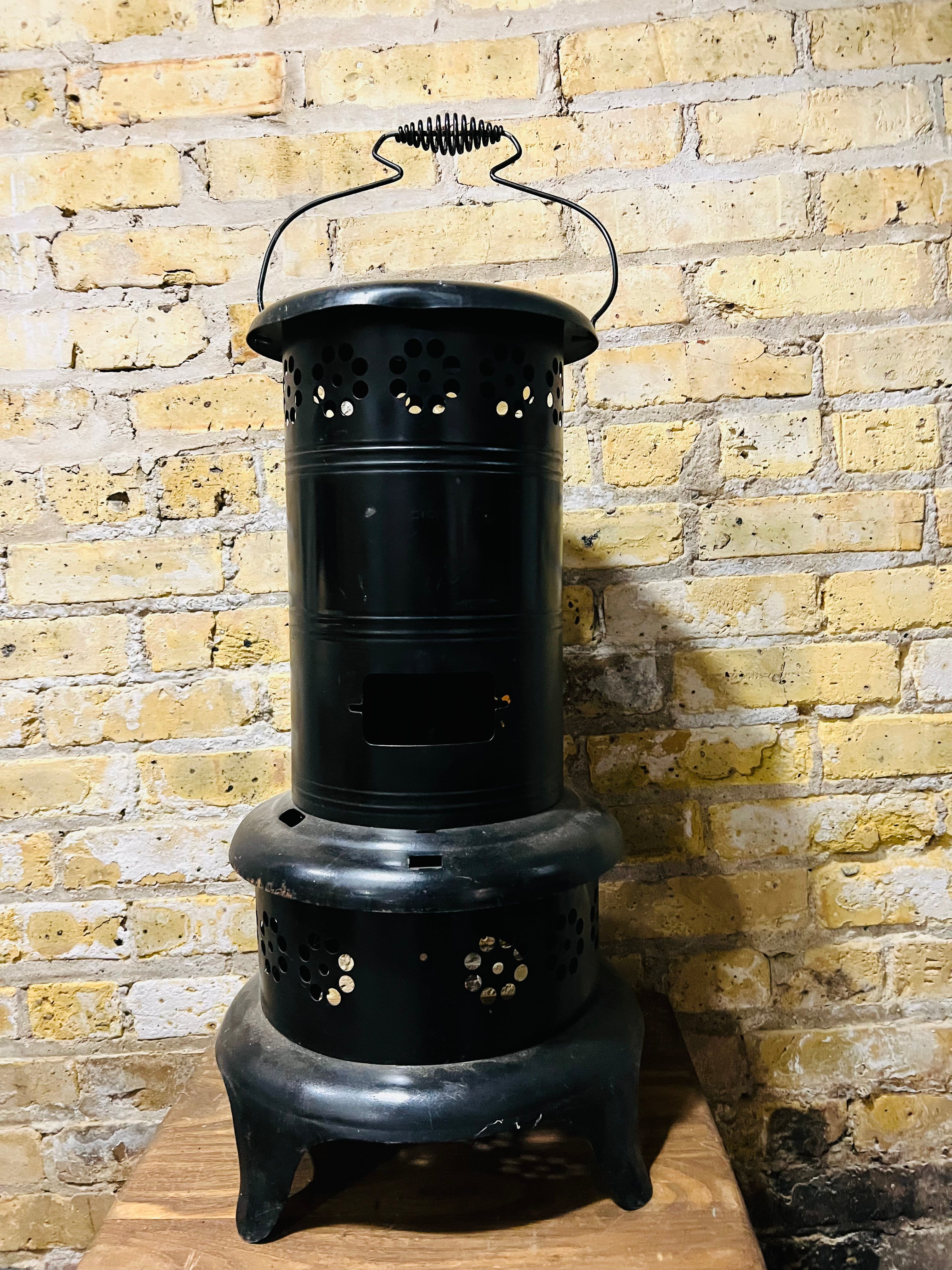 Antique kerosene heater