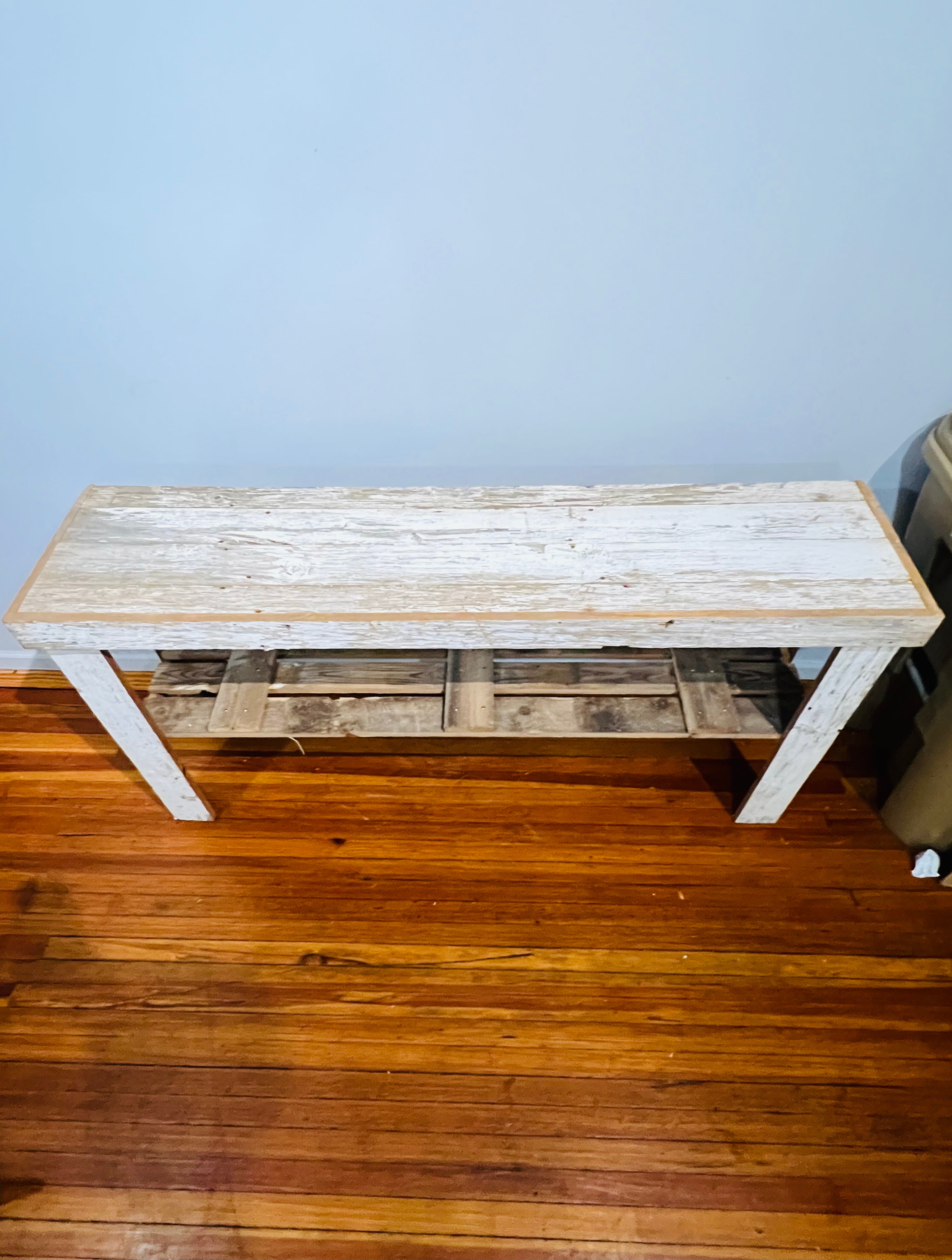 Rustic Reclaimed Wood Bench