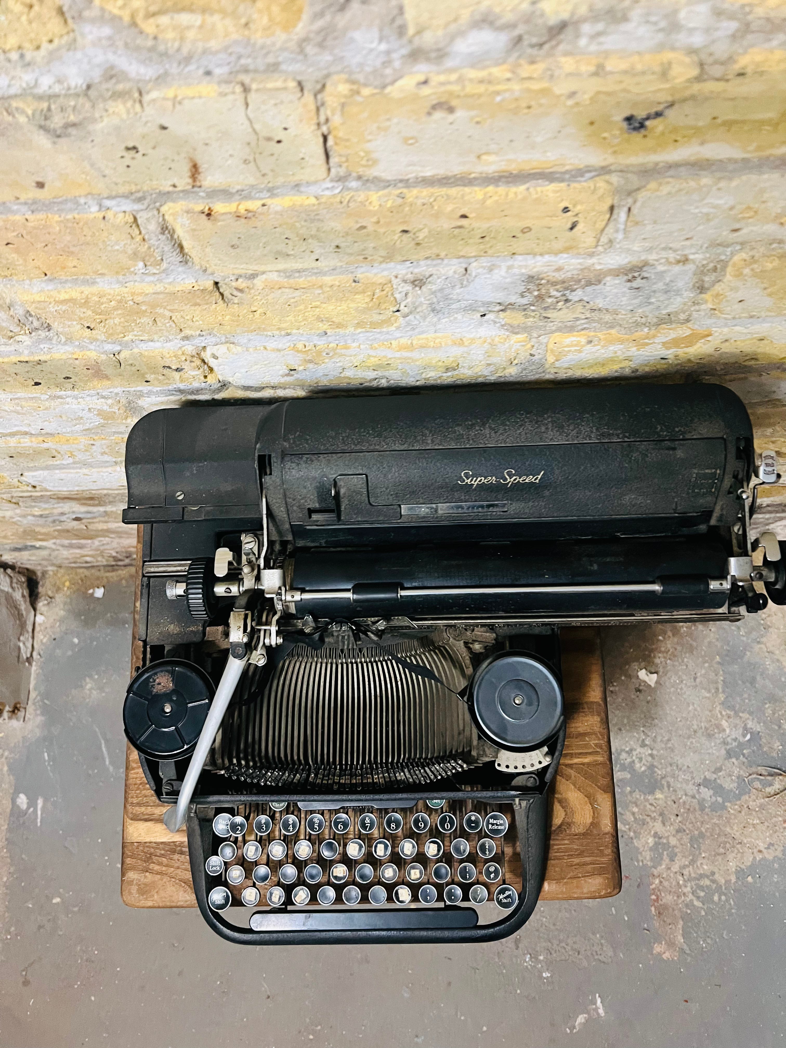 Antique typewriter