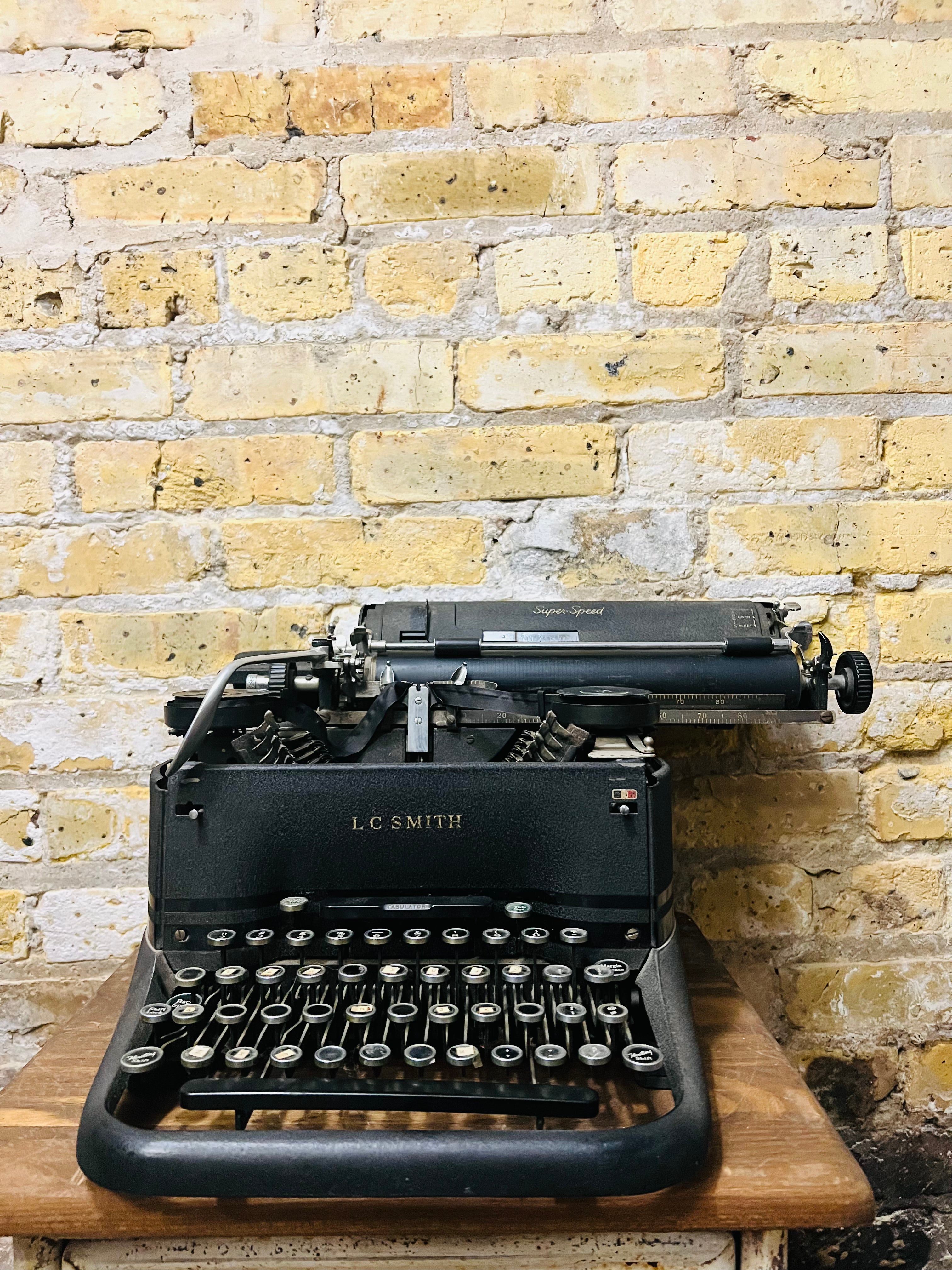 Antique typewriter