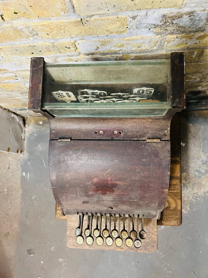 Antique cash register