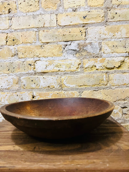 Antique wooden bowl