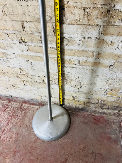 Vintage mid-century stainless steel coat rack.
