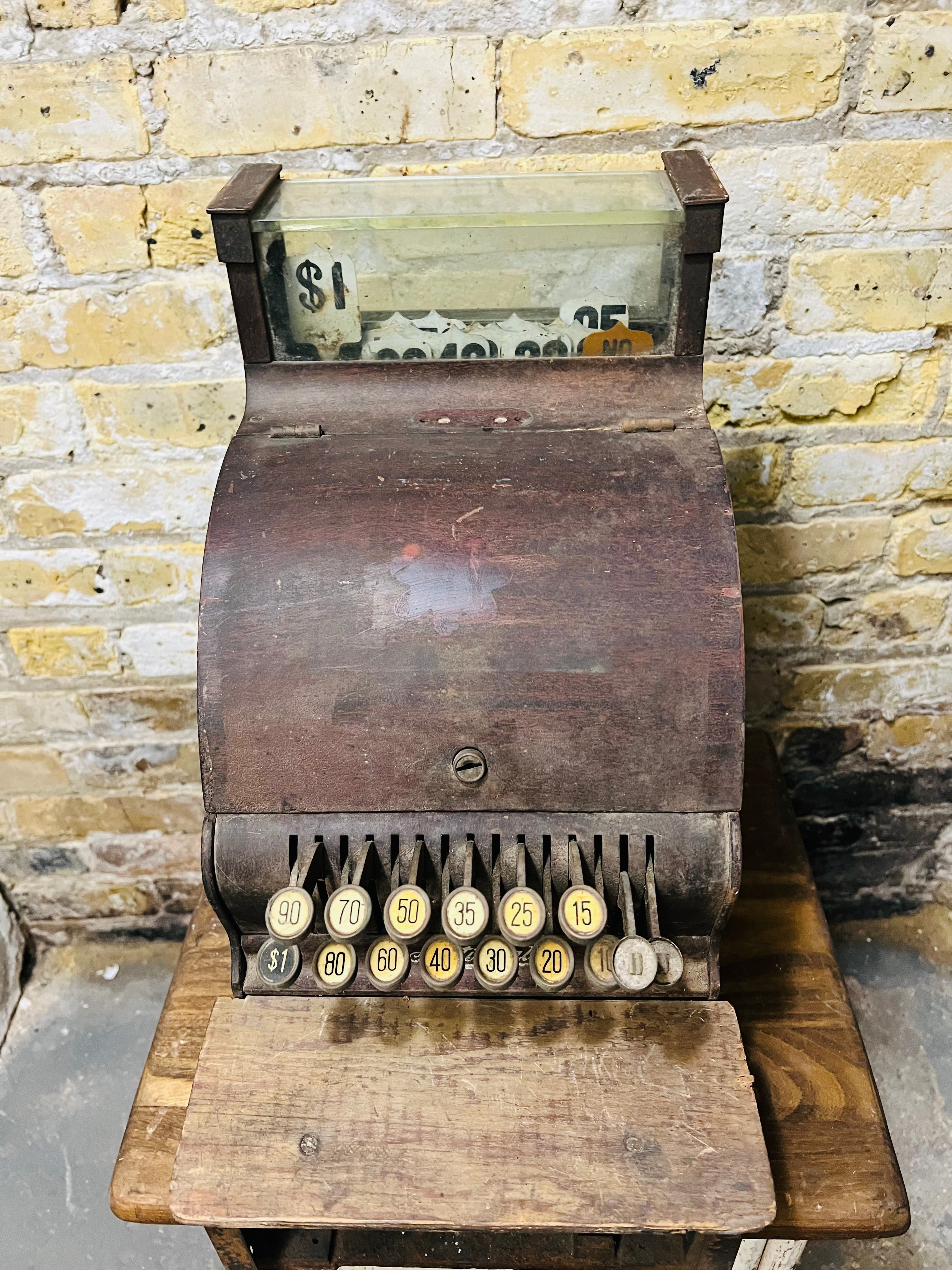 Antique cash register