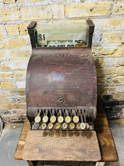 Antique cash register