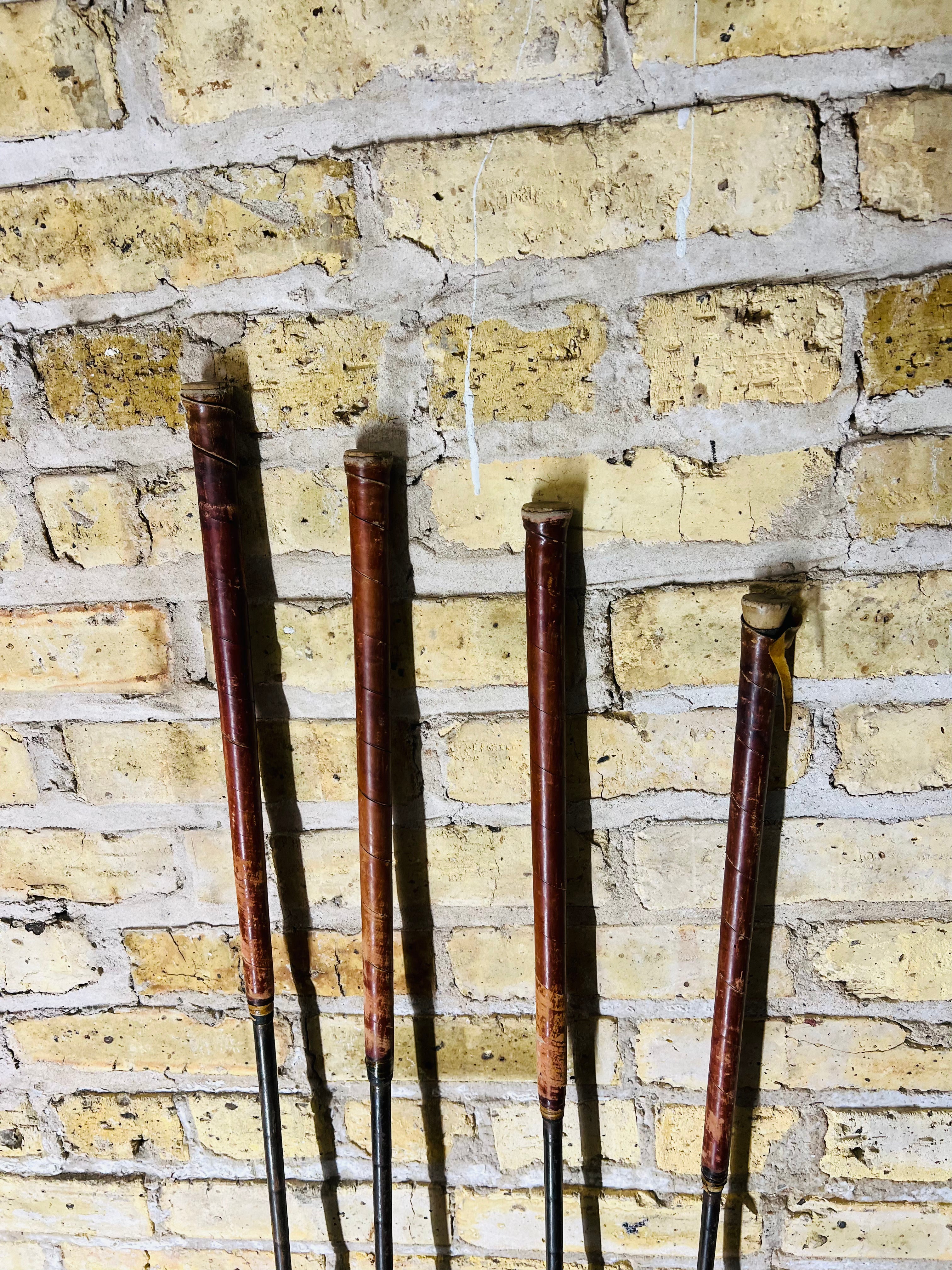 Vintage Leather Golf Bag