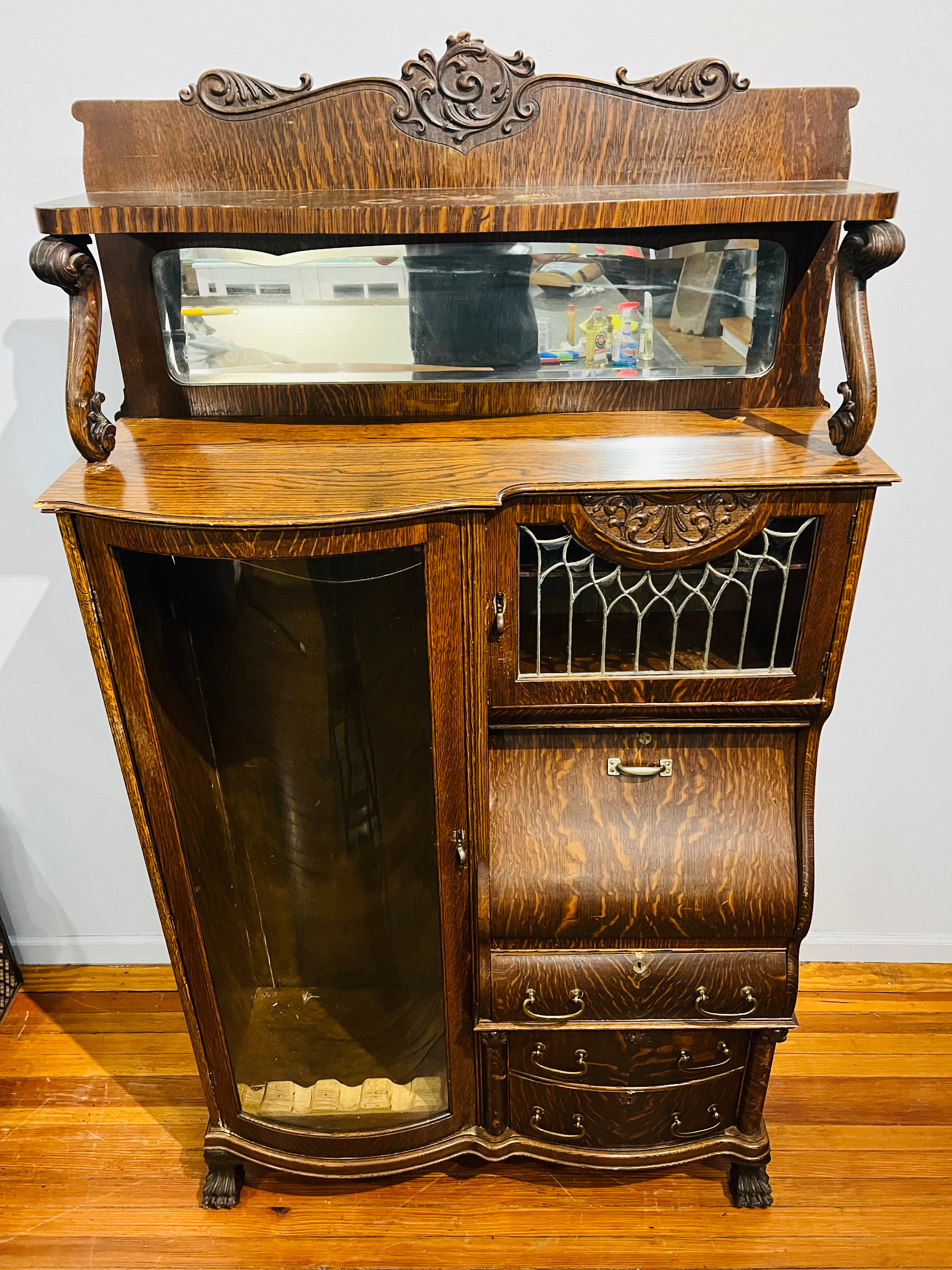 Vintage gun cabinet