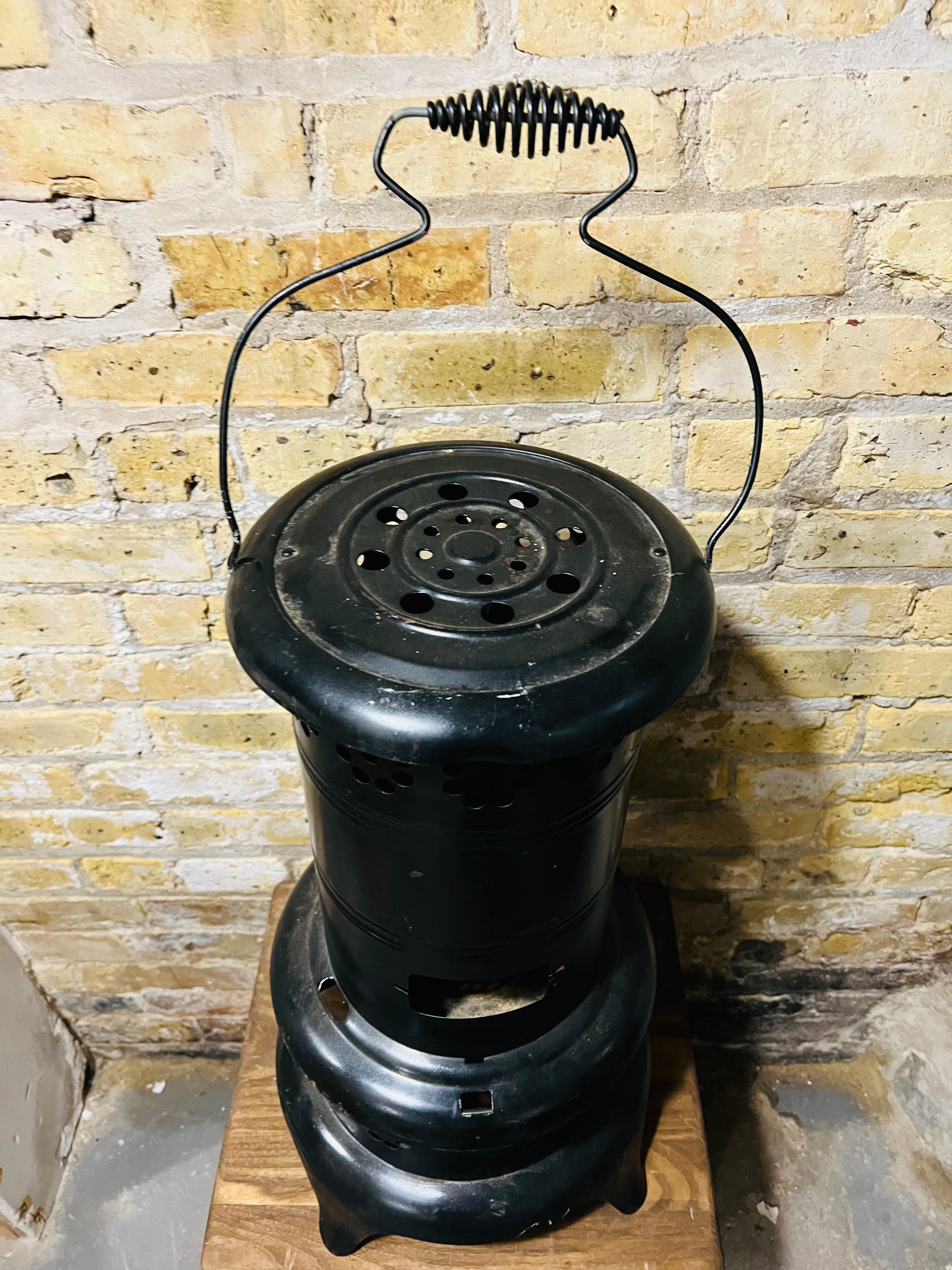 Antique kerosene heater