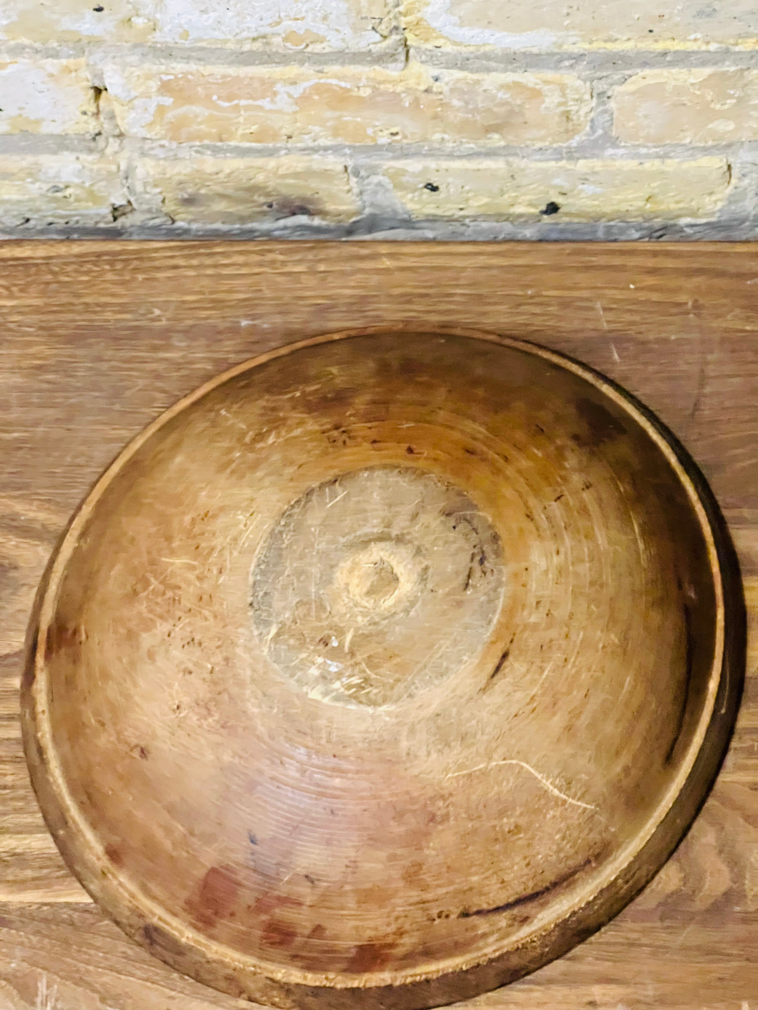 Antique wooden bowl