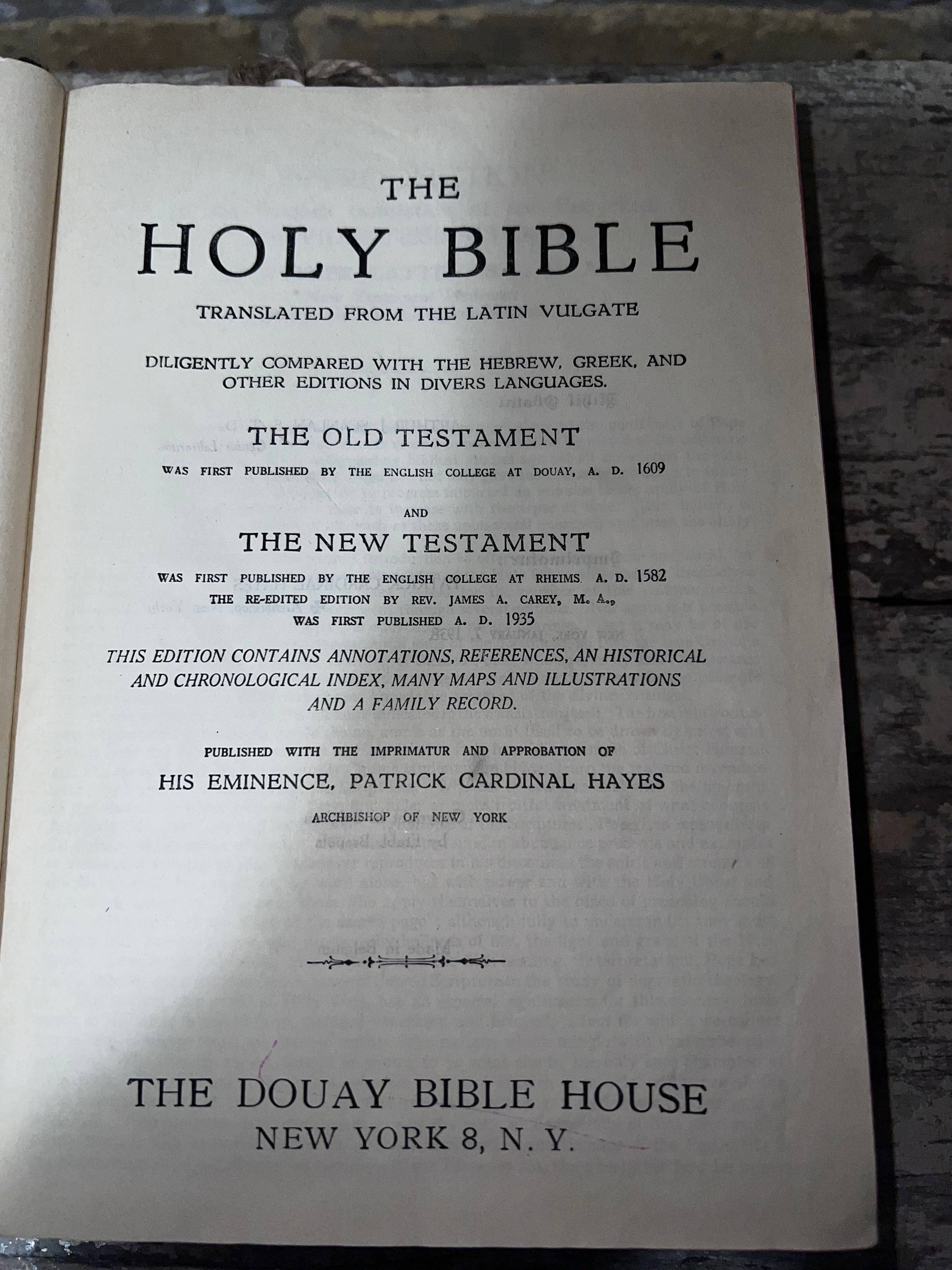 Vintage Bible