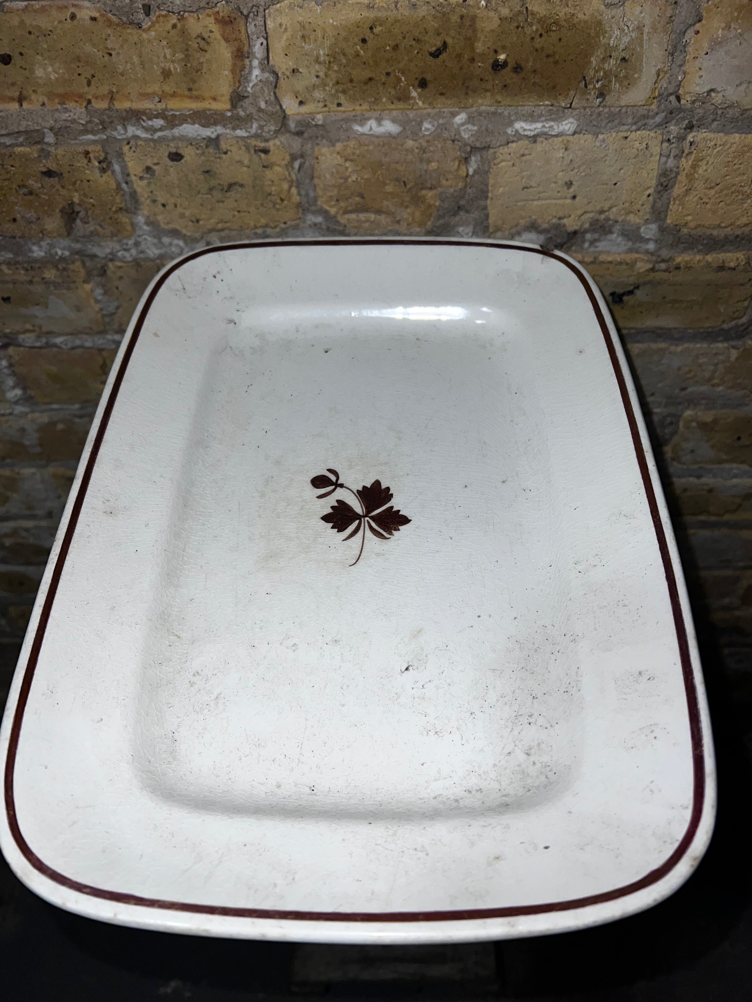 Meakin Tea Lead Platter