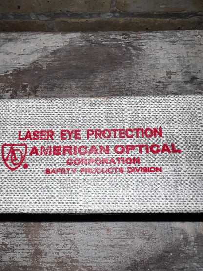 American Optical Laser Eye Protection