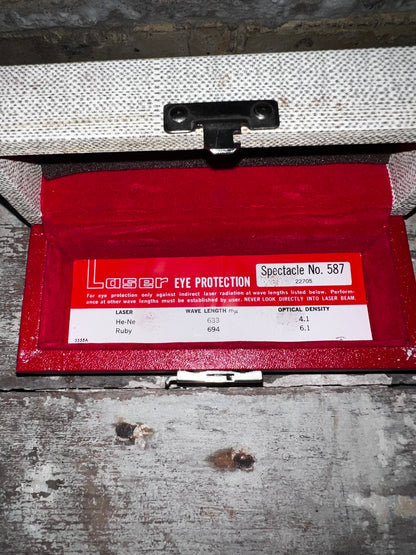 American Optical Laser Eye Protection