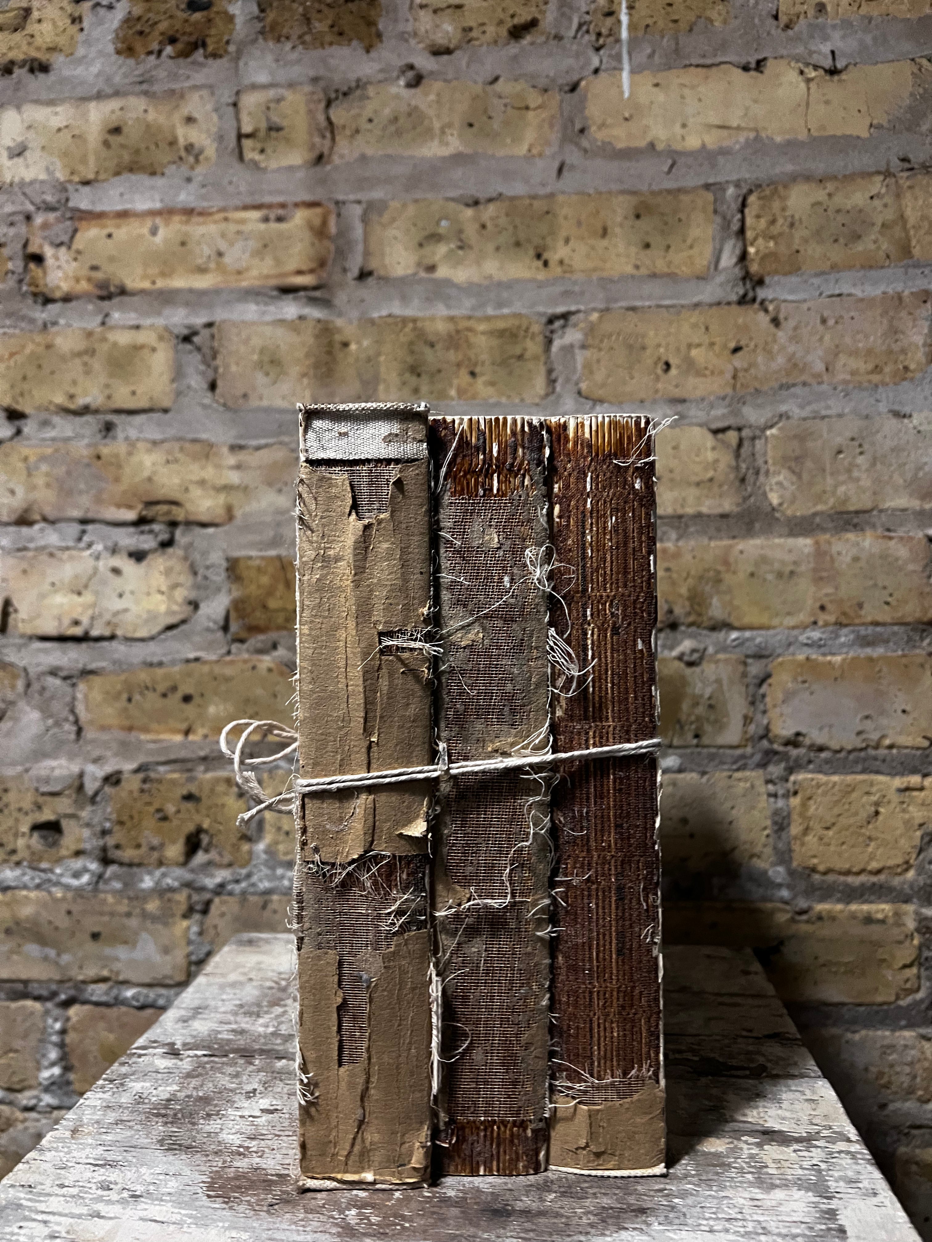 Distressed Book Stack (3)