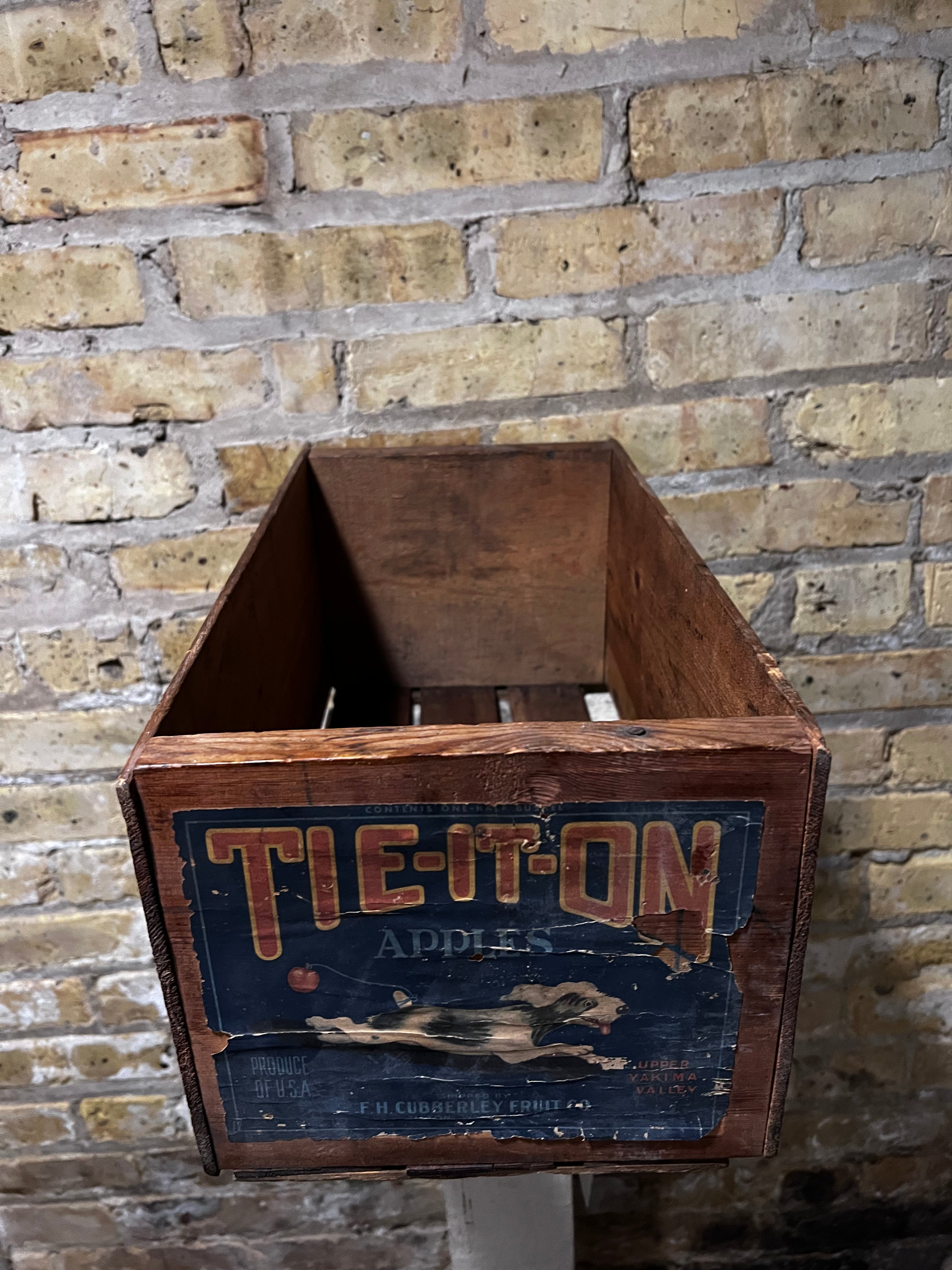 TIE-IT-ON Apples Crate