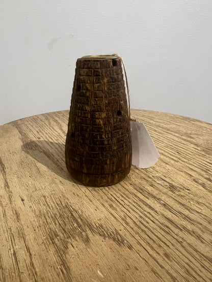 Primitive Spool Candle Holder