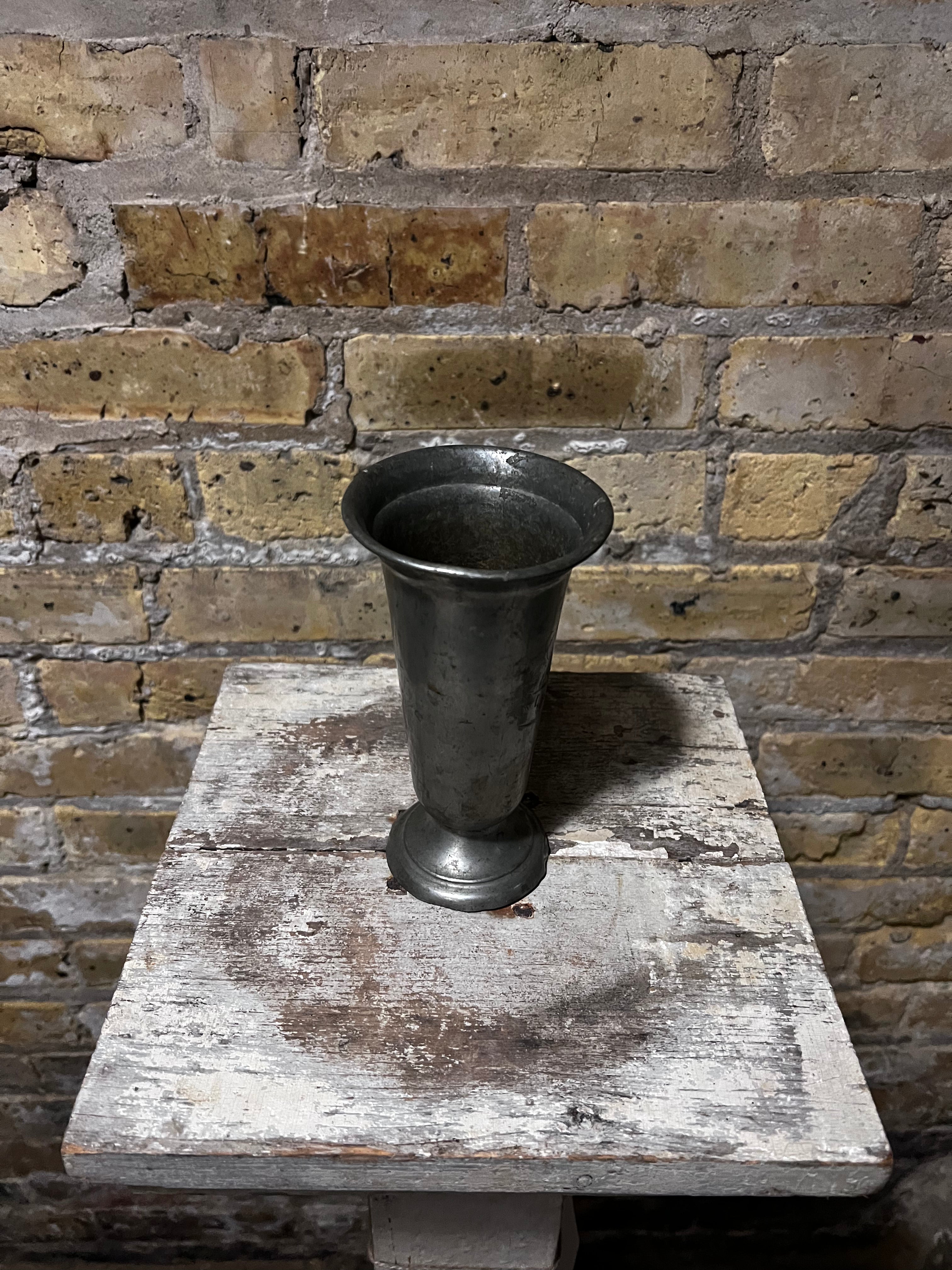 Vintage Pewter Vase