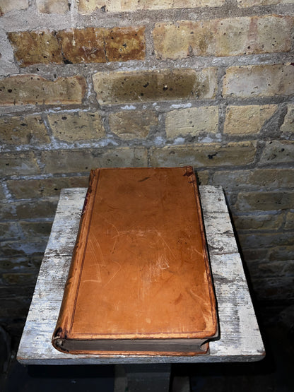 1800s leather bound mercantile law book