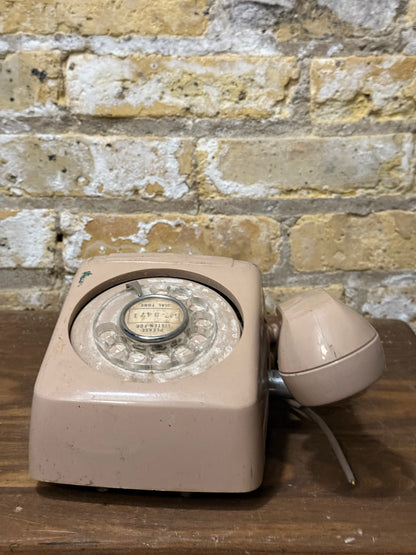 Vintage Electric Rotary Phone - Wall Mount