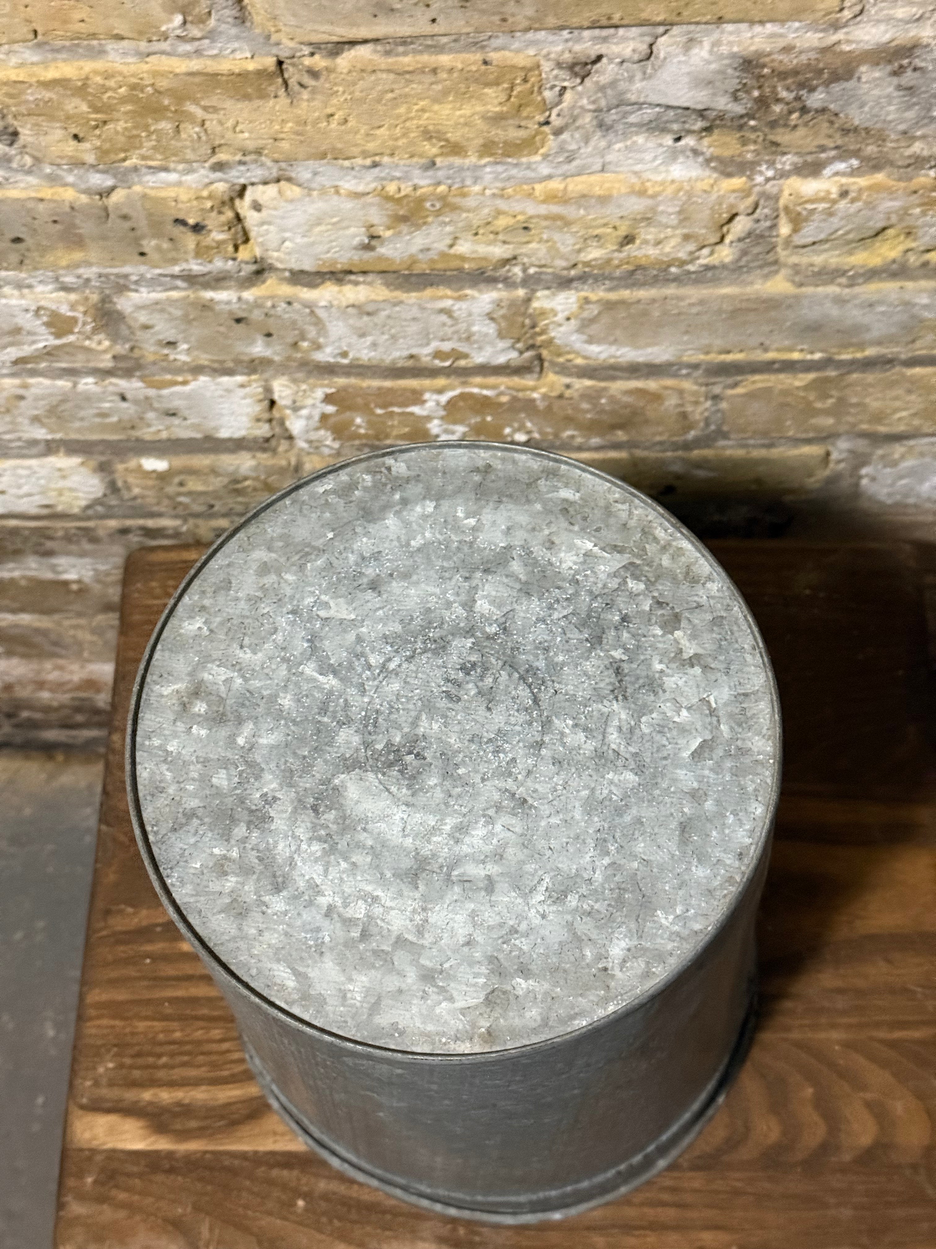Vintage Galvanized Bucket