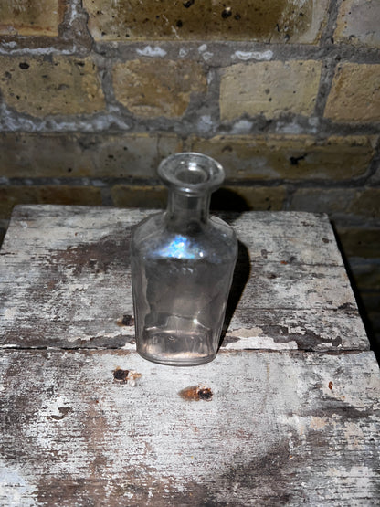 Small Clear Glass Bottle