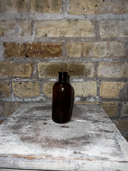 Amber Apothecary Bottle