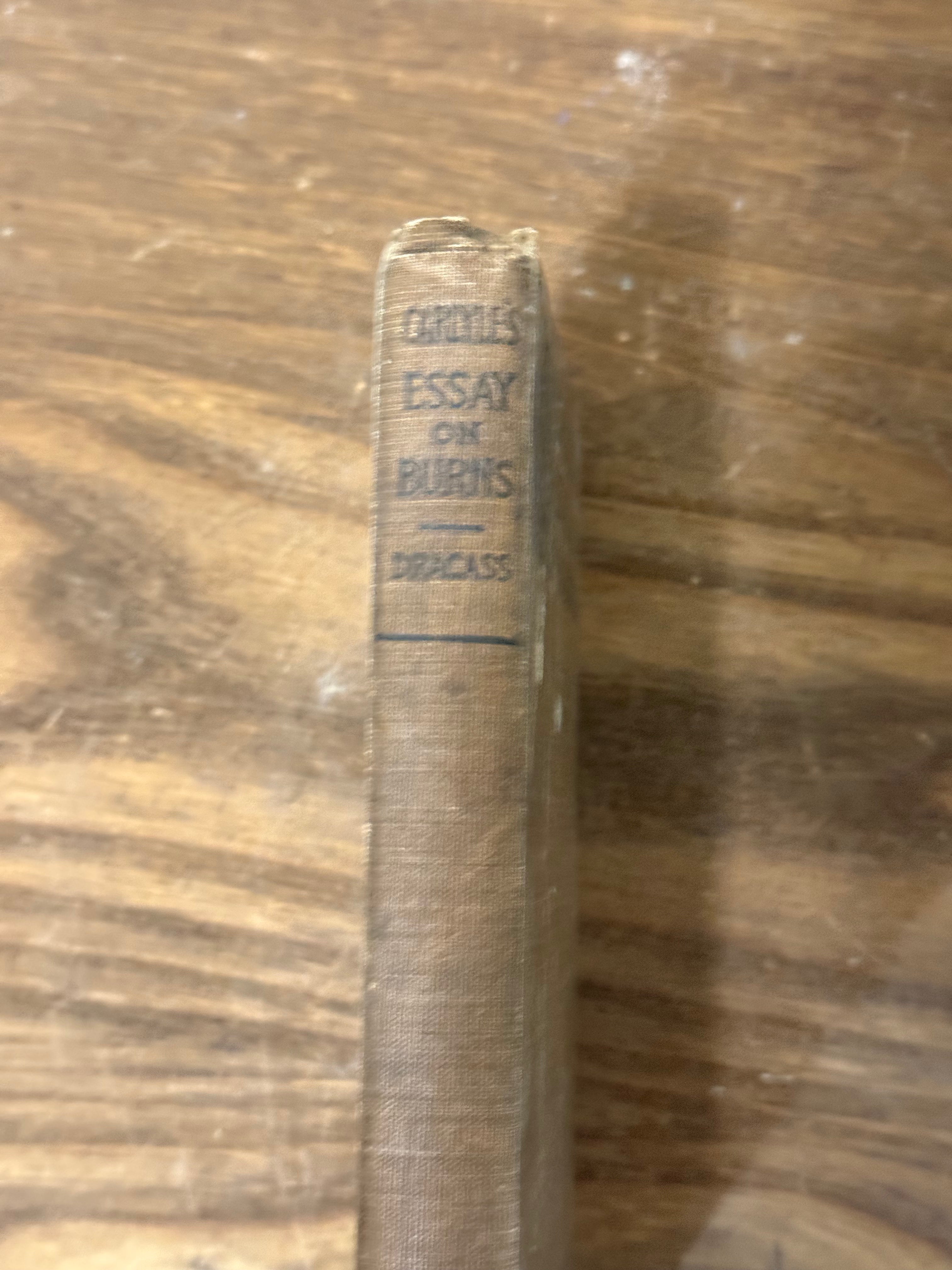 Carlye's Essay on Burns by Thomas Carlye