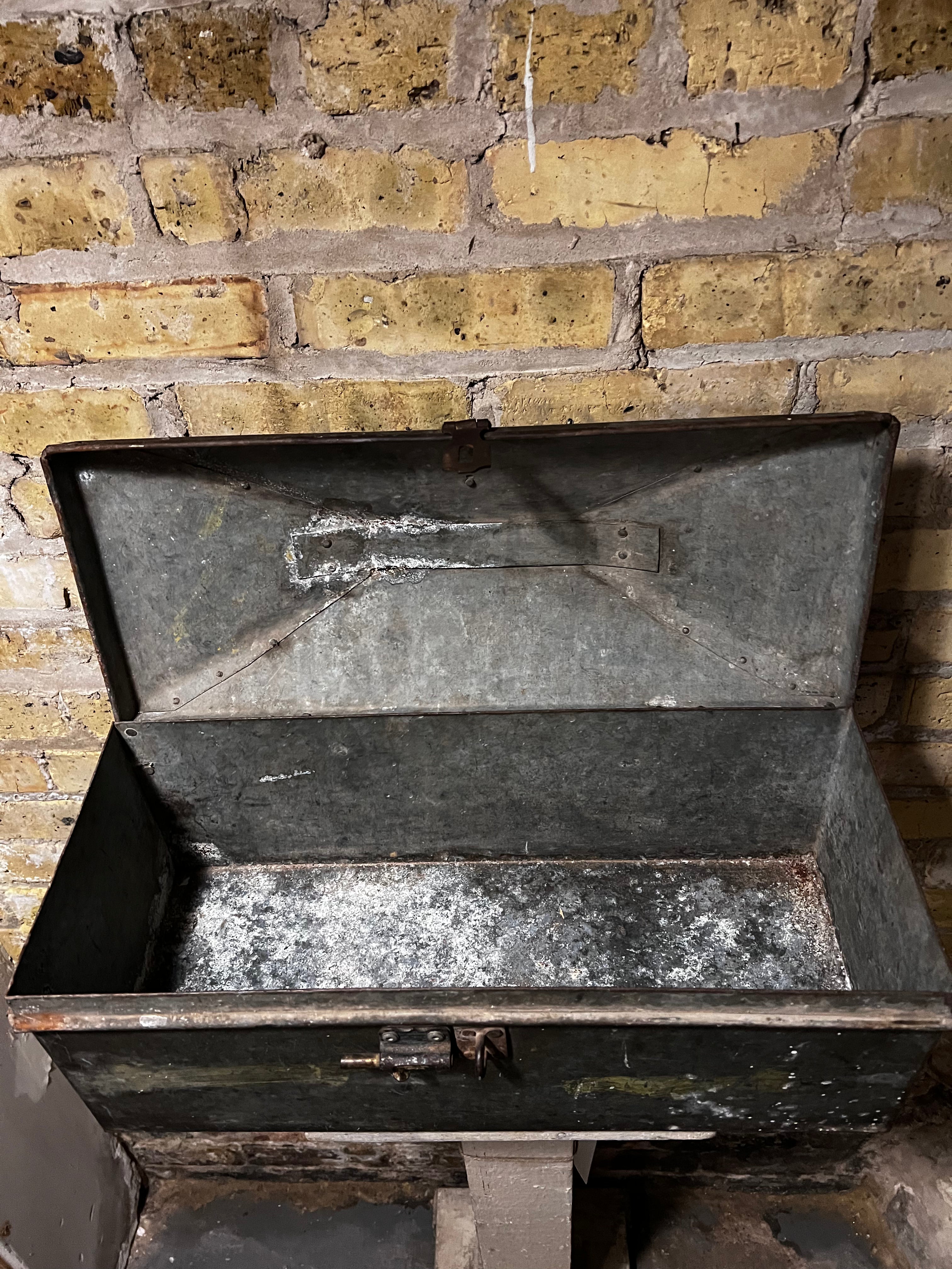 Vintage Metal Tool Chest