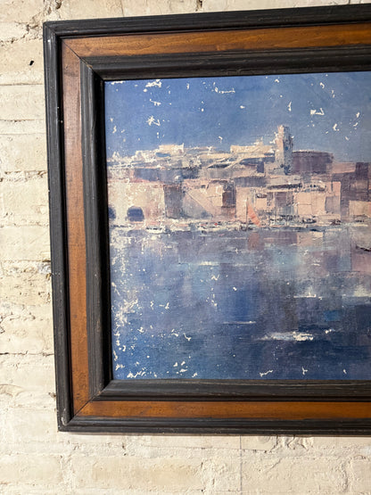 Vintage Sailboat Seascape